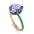 Hidden Halo Oval Tanzanite Engagement Ring - Gemma No. 204 image 2