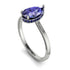 Hidden Halo Pear Tanzanite Engagement Ring - Mary No. 215 image 2