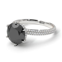 Hidden Halo Round Diamond Engagement Ring - Ashley No. 9 image 1