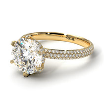 Hidden Halo Round Diamond Engagement Ring - Ashley No. 1 image 1