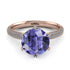 Hidden Halo Round Tanzanite Engagement Ring - Ashley No. 202 image 3