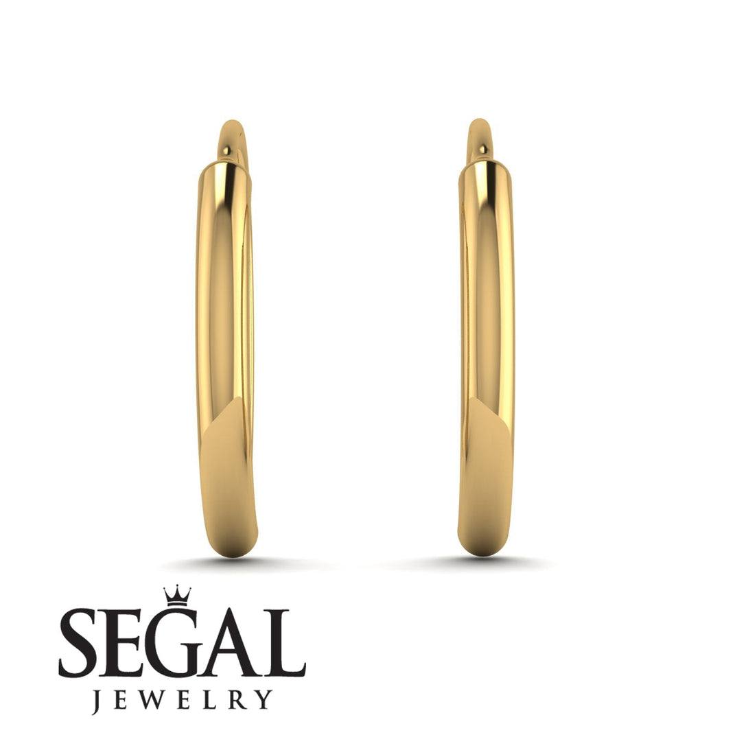 Custom Hoop Geometrical Earrings - Kalani No. 1 (Copy)