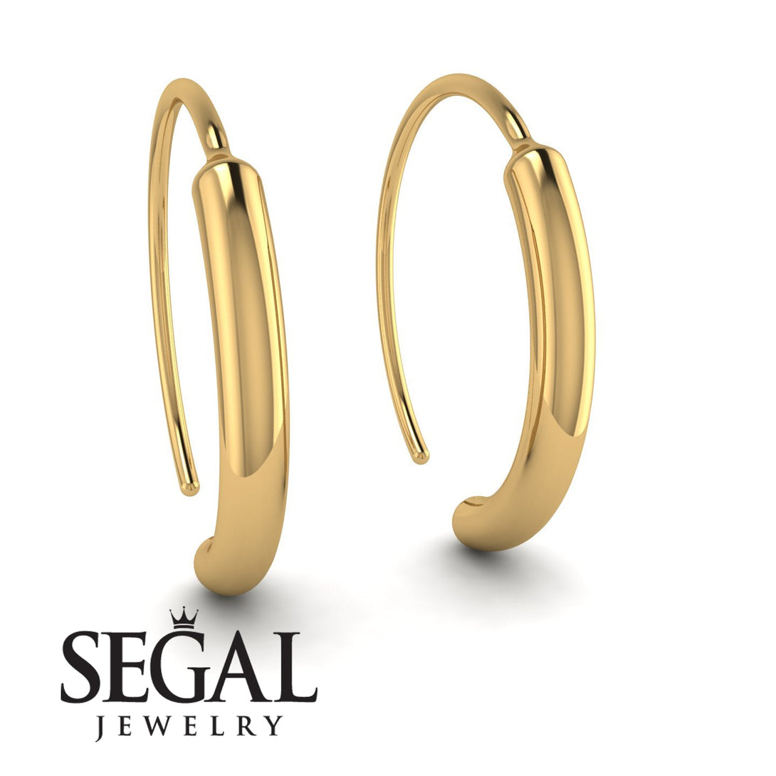 Custom Hoop Geometrical Earrings - Kalani No. 1 (Copy)