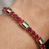 Ruby Tennis Bracelet with United Arab Emirates Flag no. 11