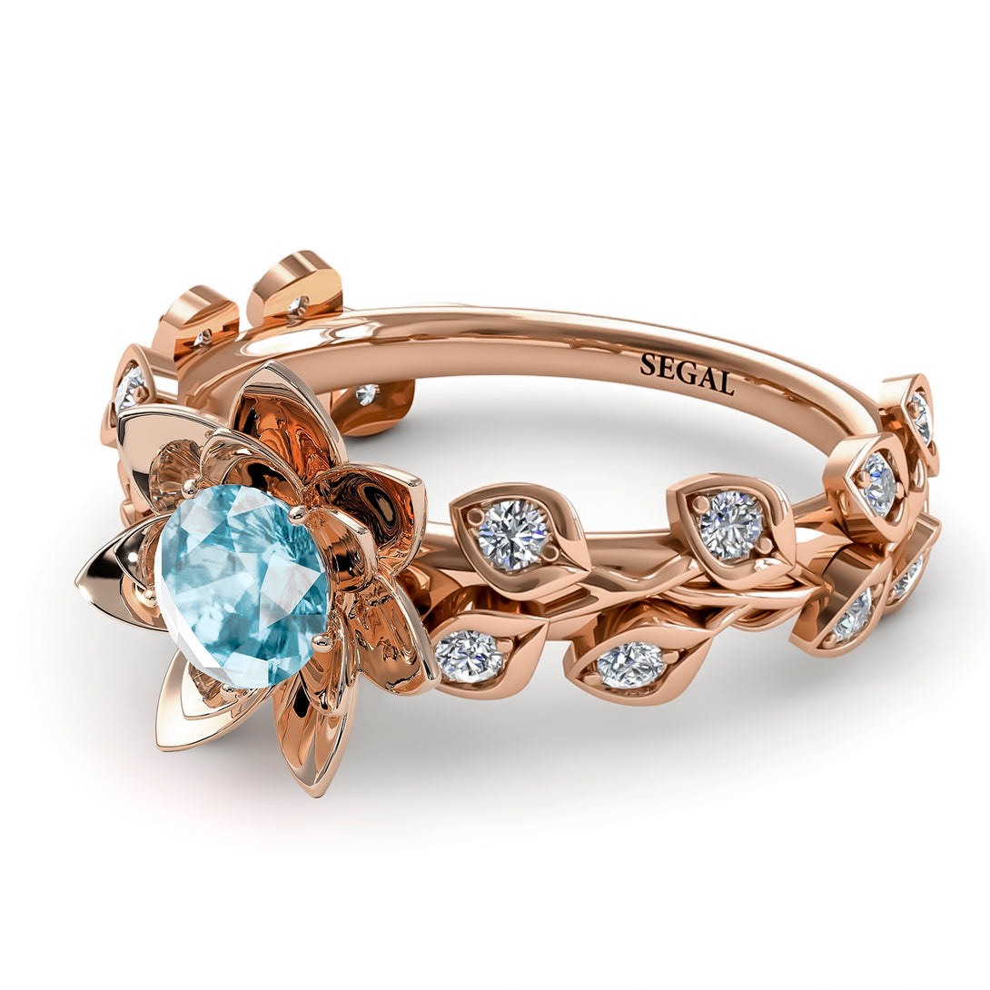 Lotus Flower And Leaves - Anna no. 405