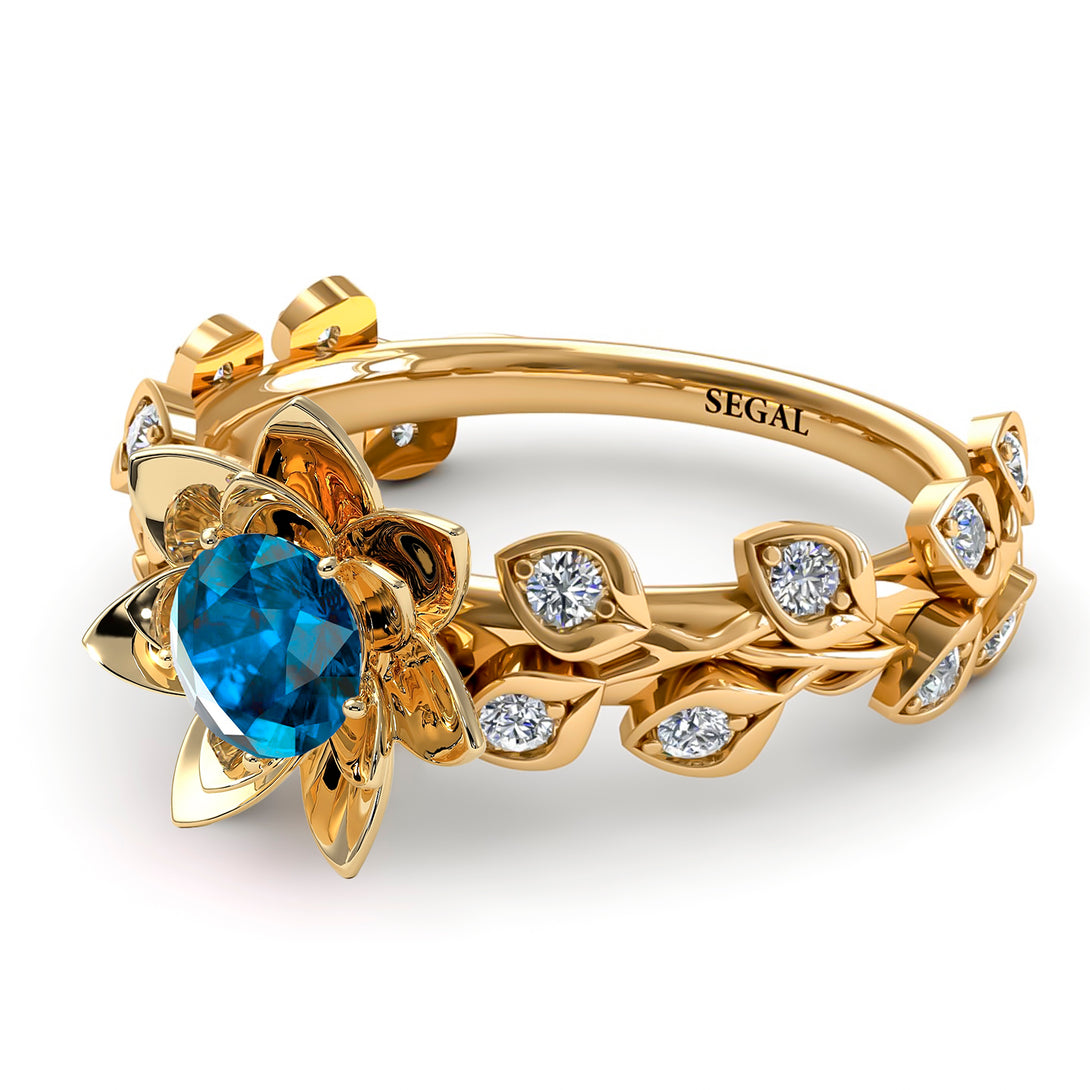 Lotus Flower And Leaves - Anna no. 504