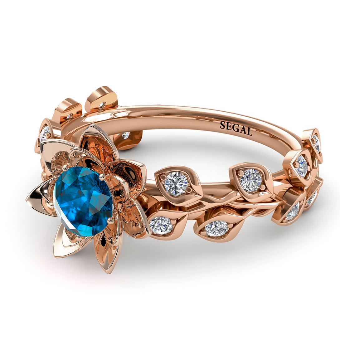 Lotus Flower And Leaves - Anna no. 505