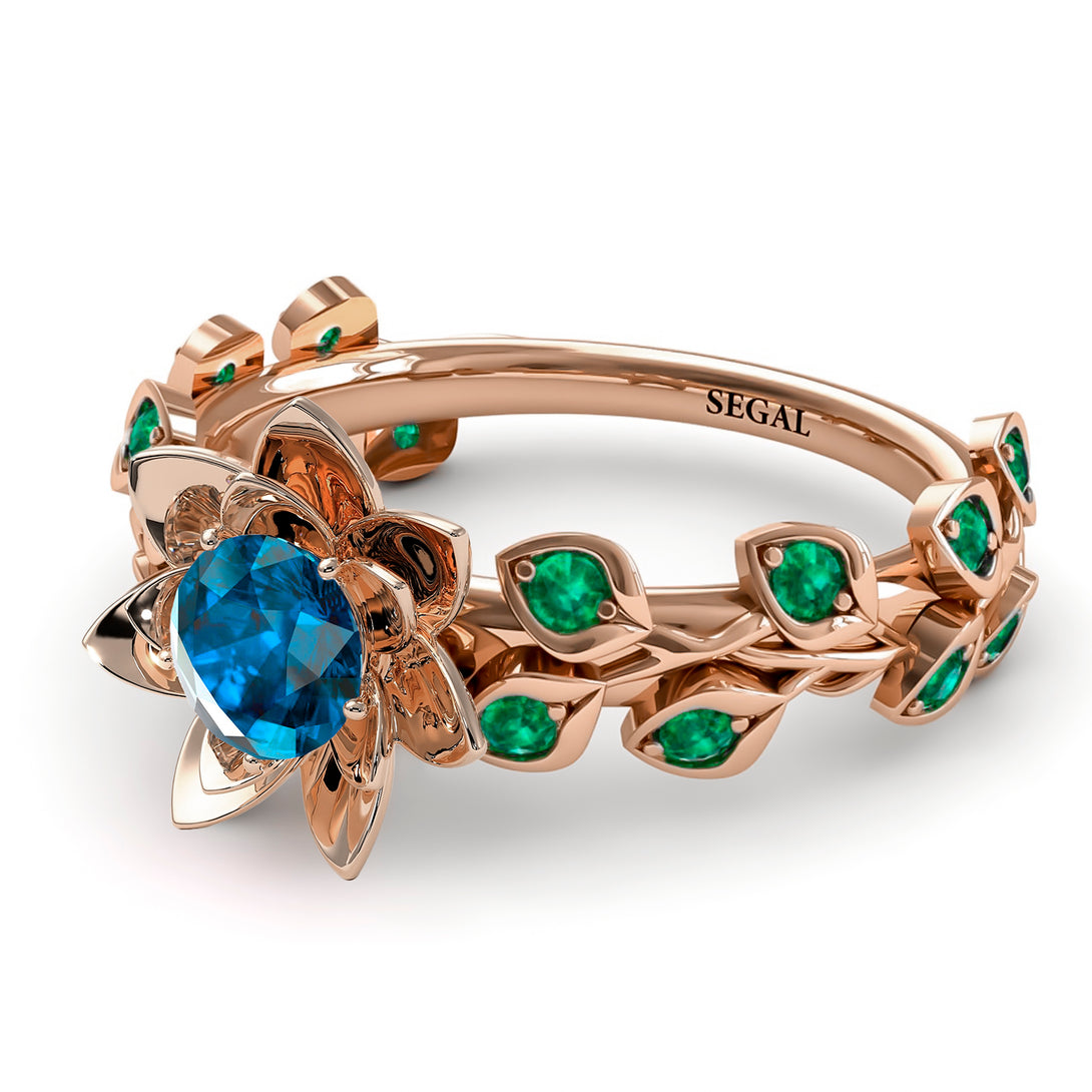 Lotus Flower And Leaves - Anna no. 502