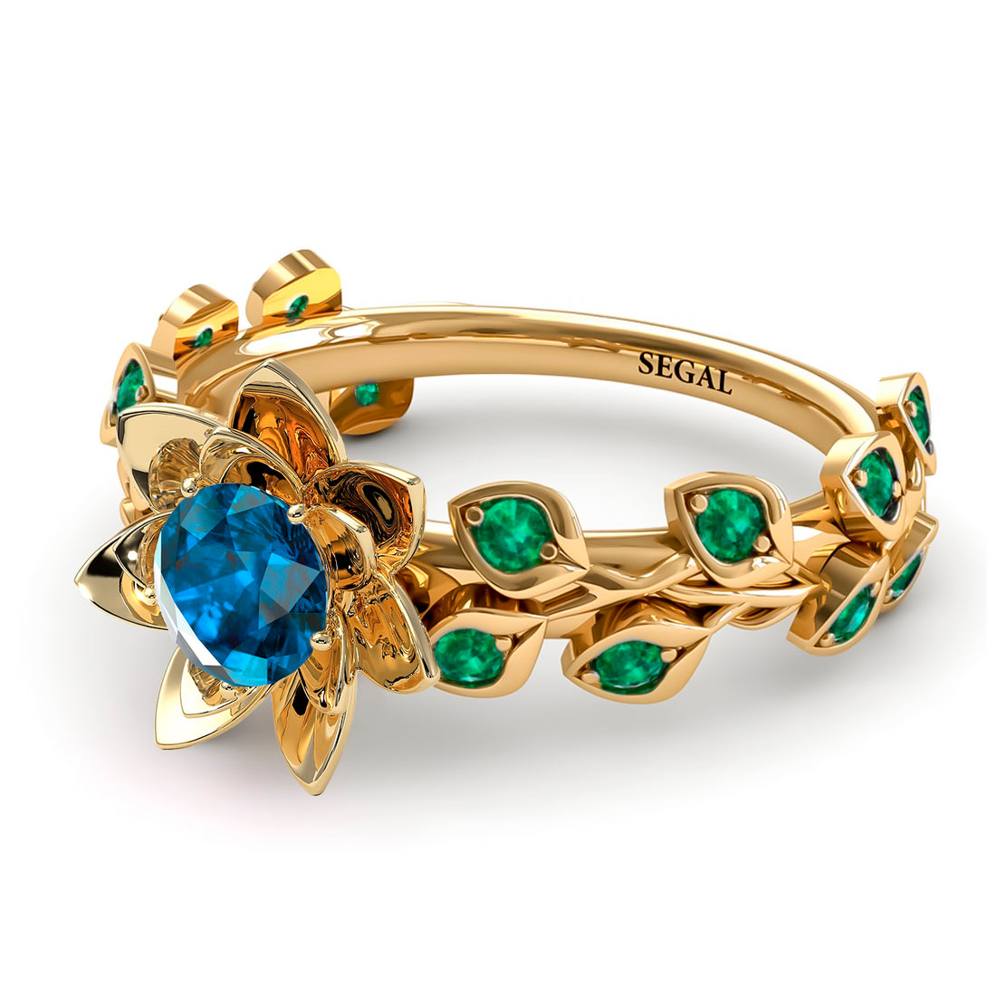 Lotus Flower And Leaves - Anna no. 501