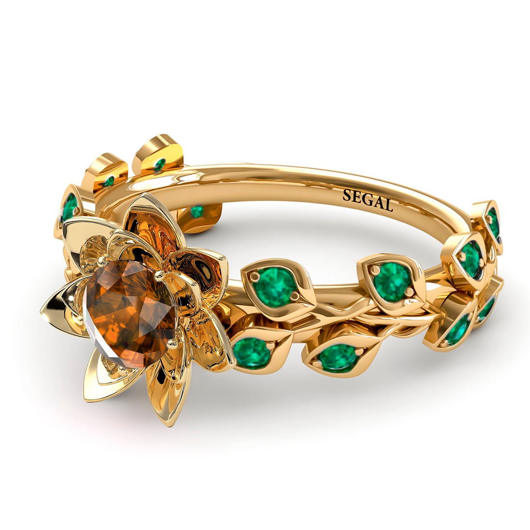 Lotus Flower And Leaves - Anna no. 1101