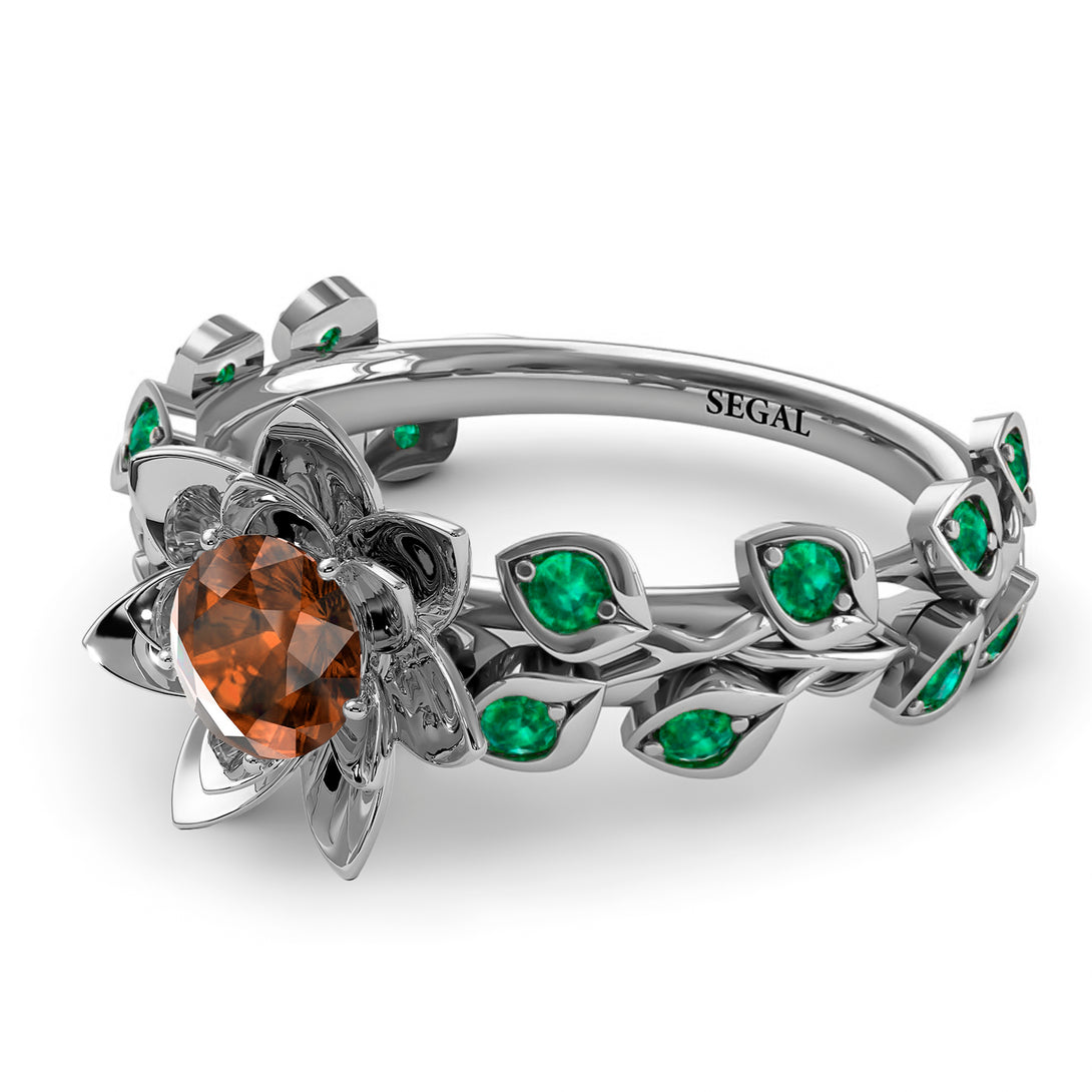 Lotus Flower And Leaves - Anna no. 1103