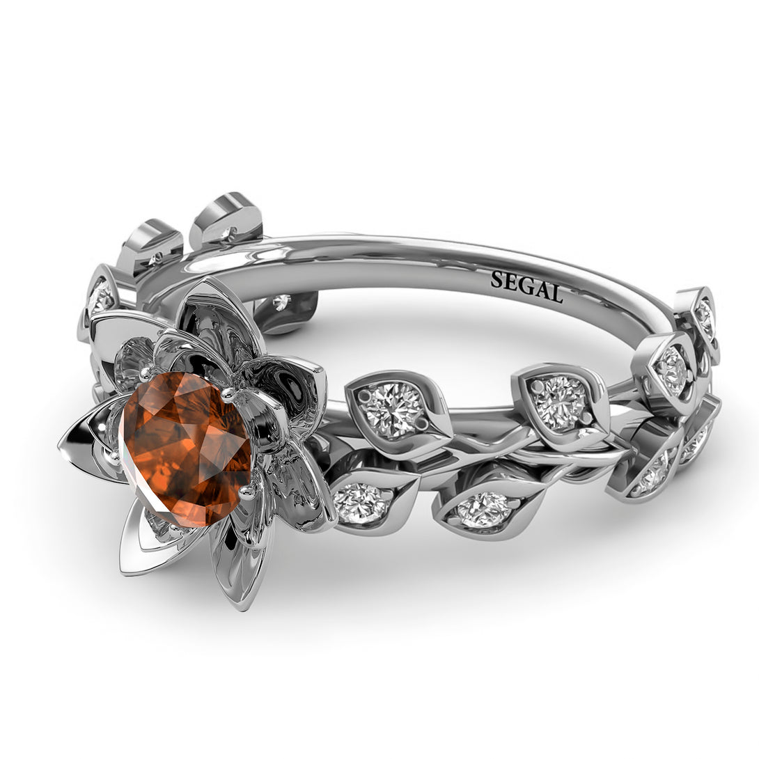 Lotus Flower And Leaves - Anna no. 1106