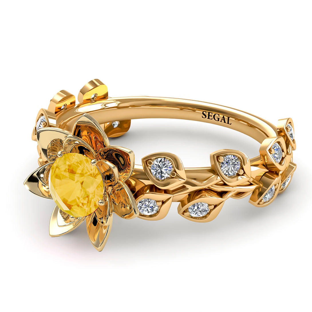 Lotus Flower And Leaves - Anna no. 604