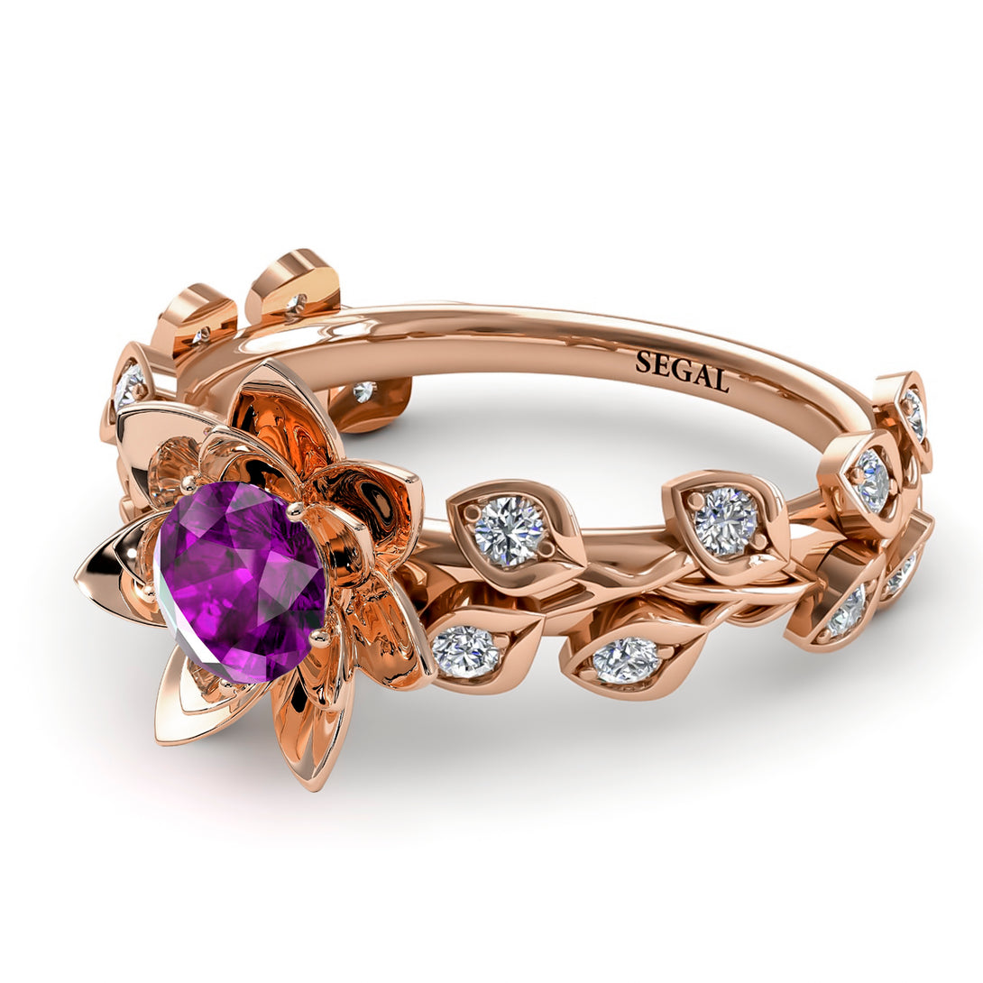 Lotus Flower And Leaves - Anna no. 305