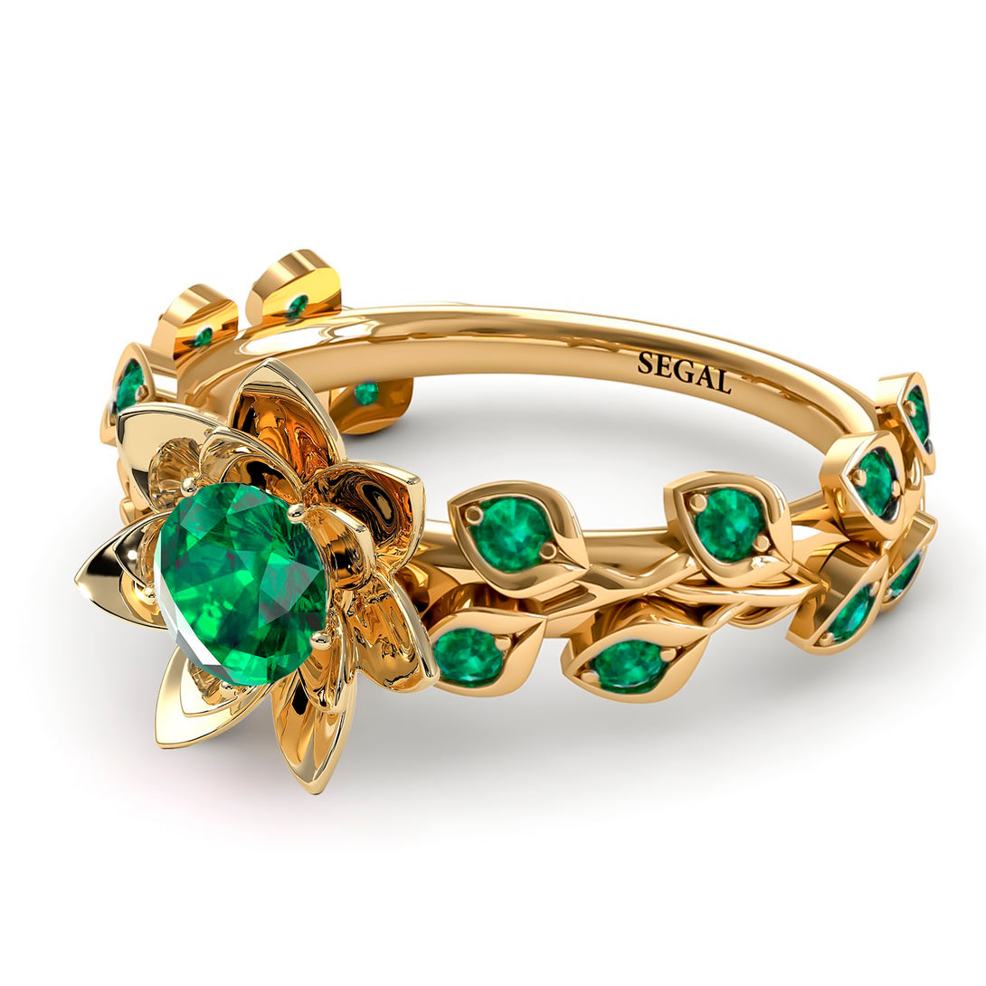 Lotus Flower And Leaves - Anna no. 13