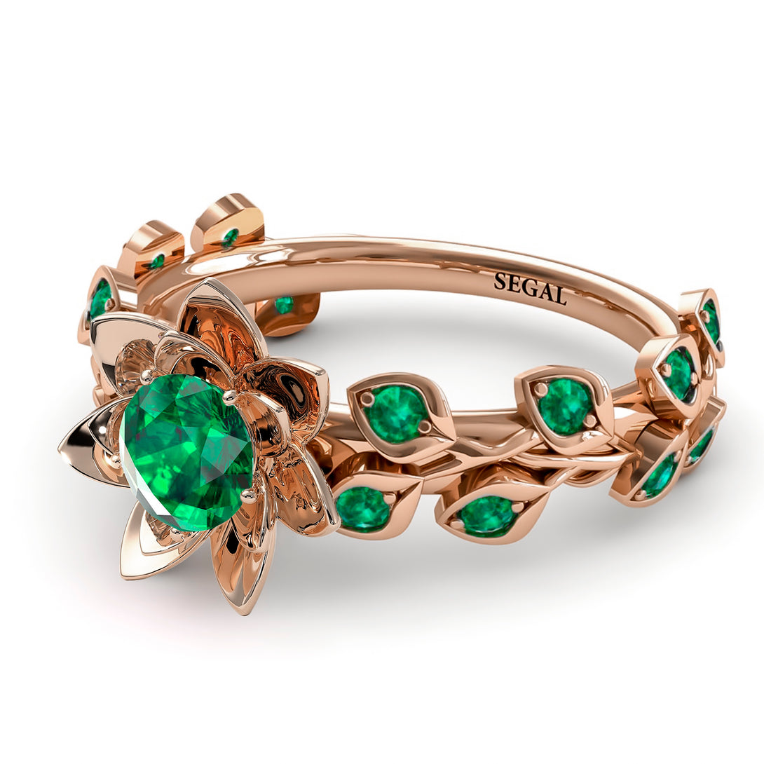 Lotus Flower And Leaves - Anna no. 14