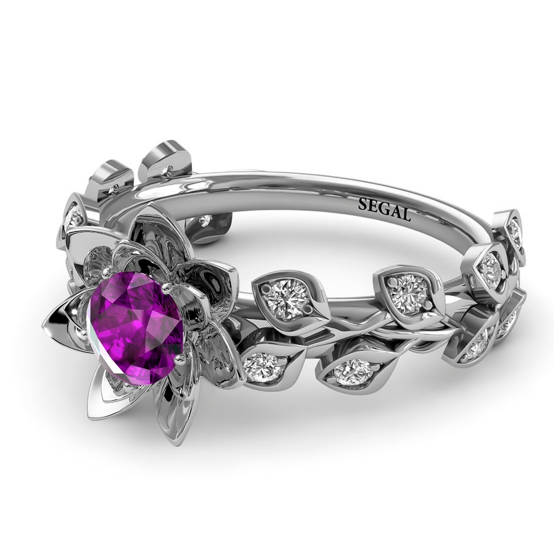 Lotus Flower And Leaves - Anna no. 306