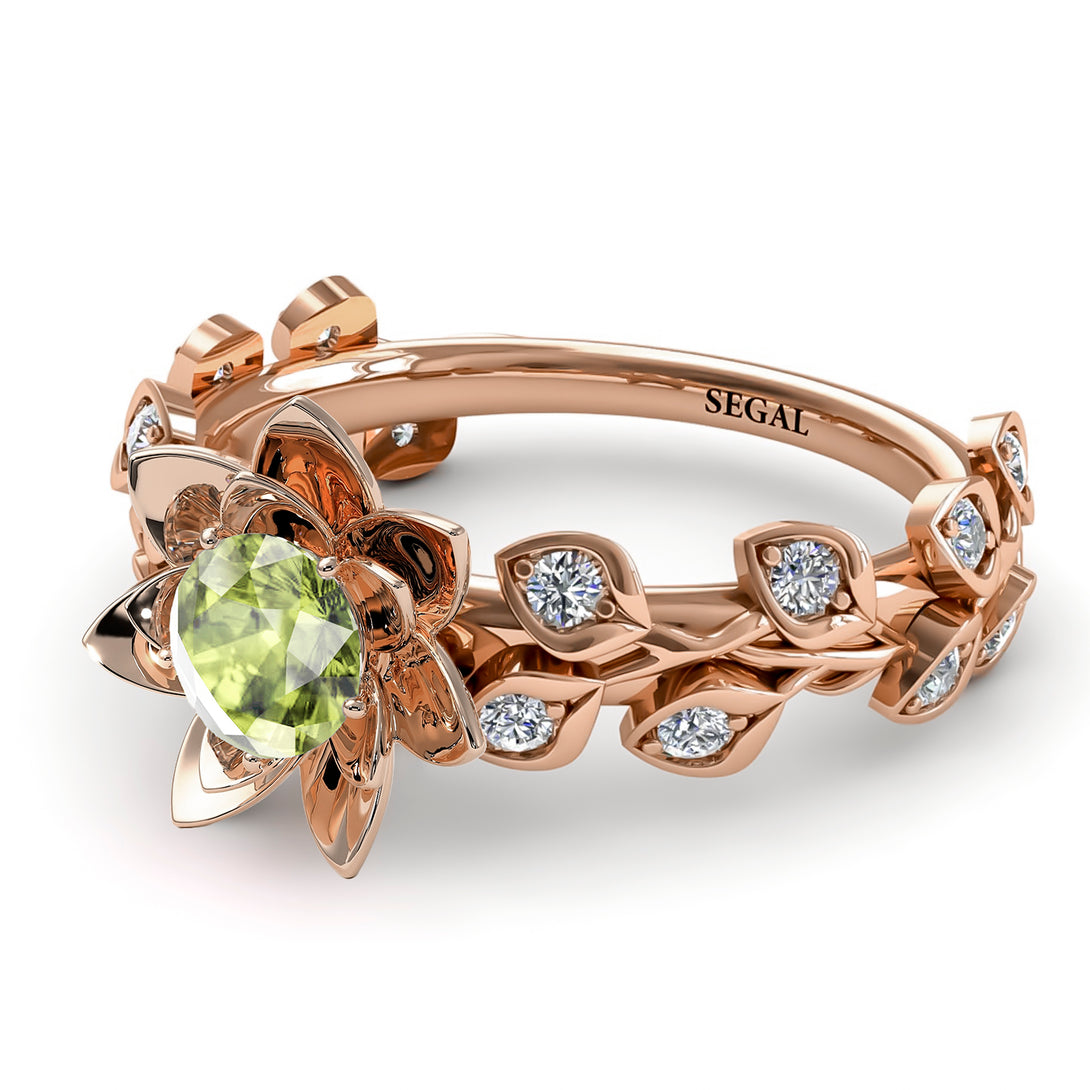 Lotus Flower And Leaves - Anna no. 705