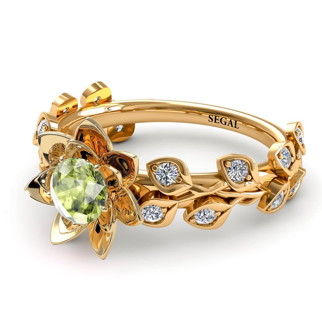 Lotus Flower And Leaves - Anna no. 704