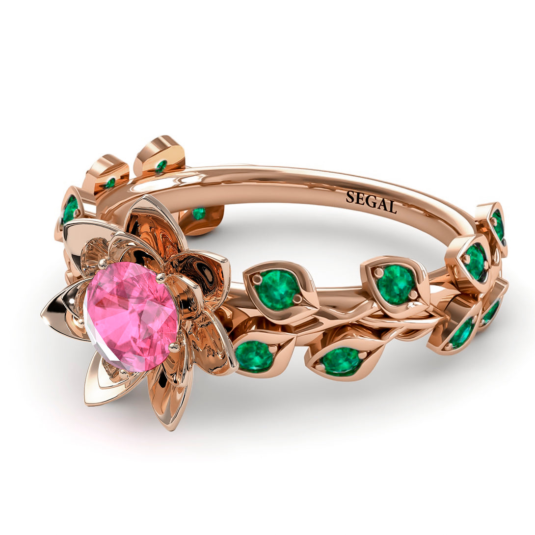 Lotus Flower And Leaves - Anna no. 802