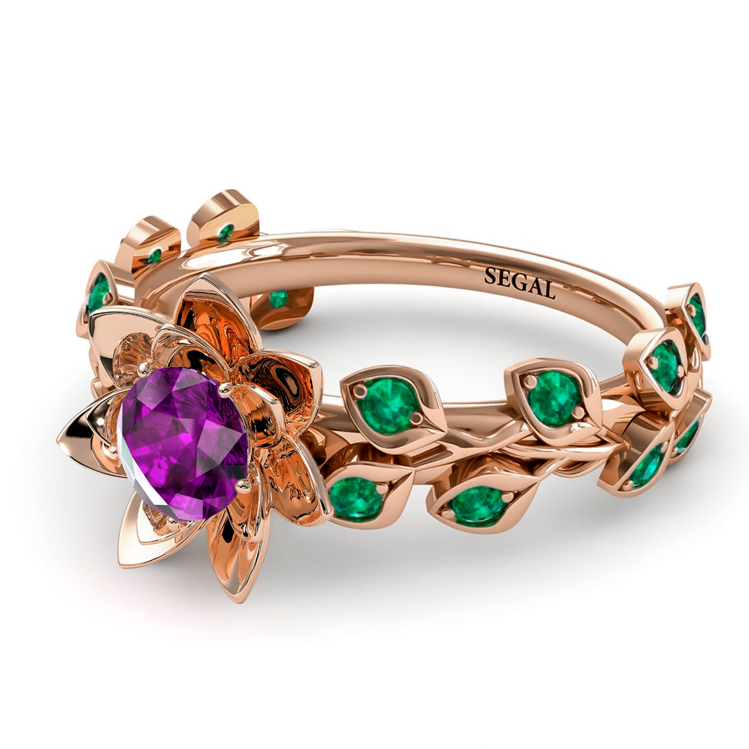 Lotus Flower And Leaves - Anna no. 302