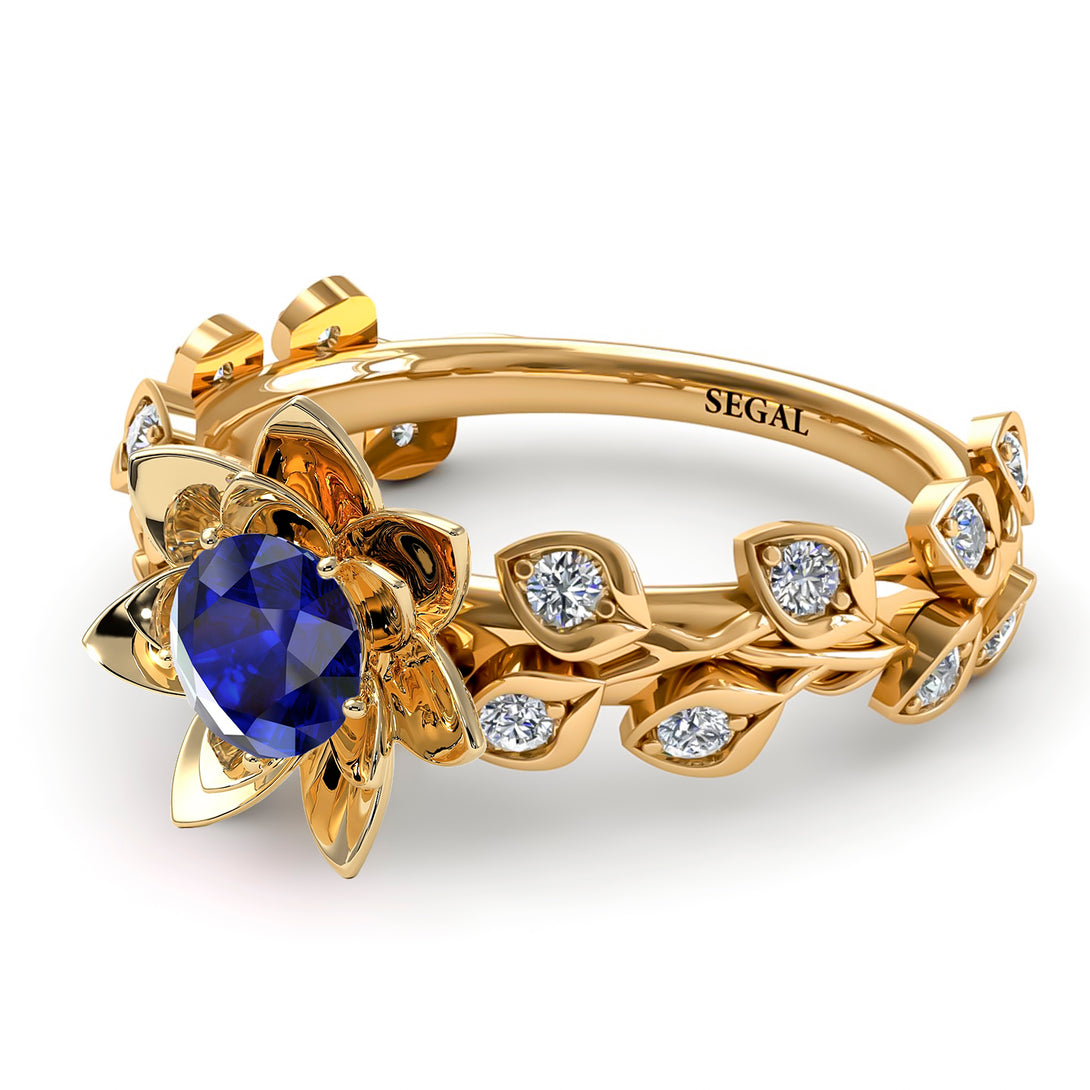 Lotus Flower And Leaves - Anna no. 22