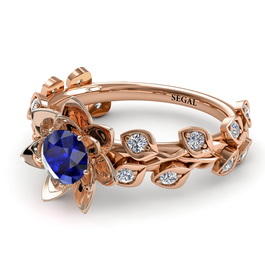 Lotus Flower And Leaves - Anna no. 23