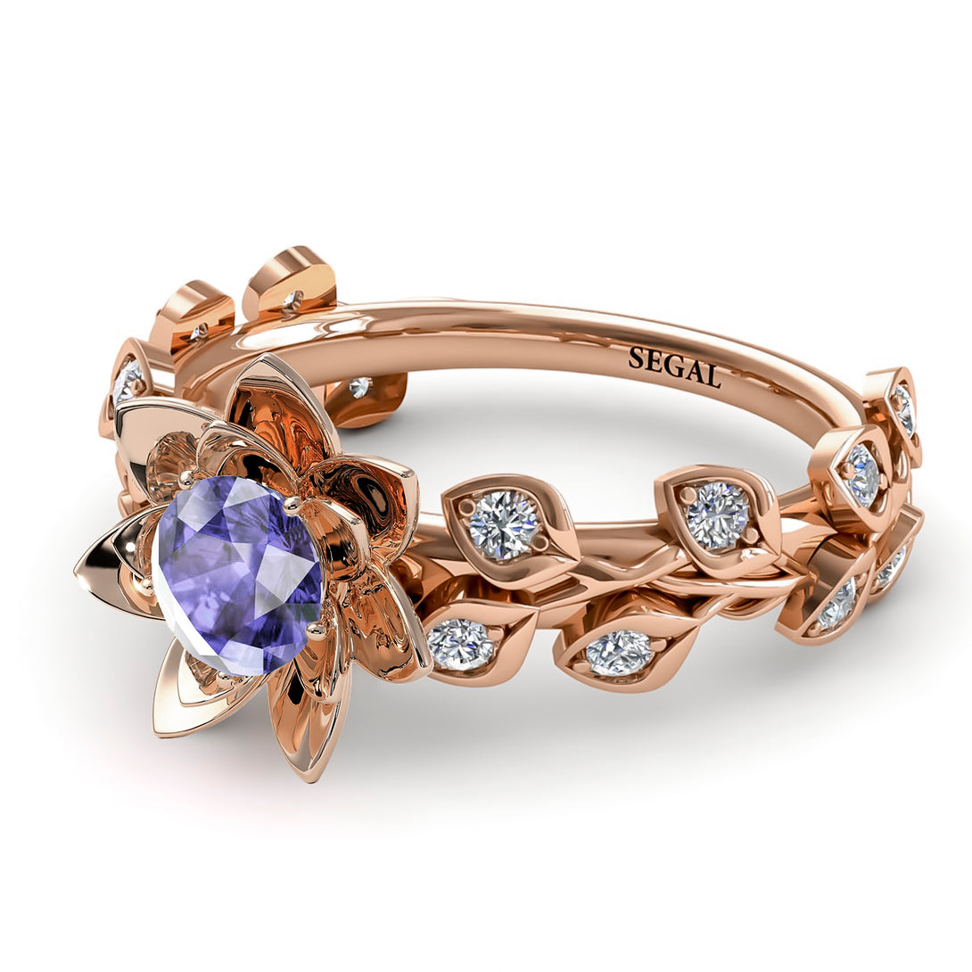 Lotus Flower And Leaves - Anna no. 205