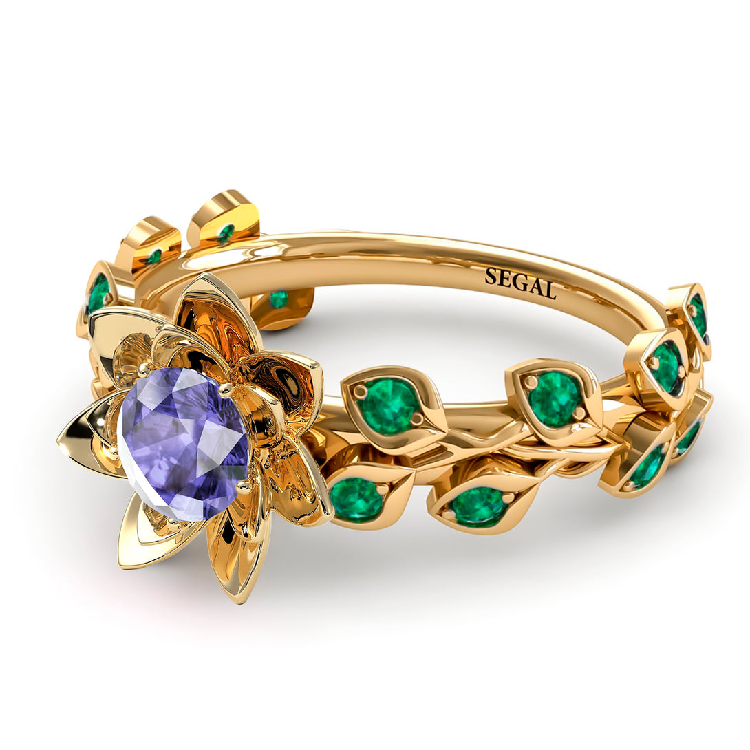 Lotus Flower And Leaves - Anna no. 201