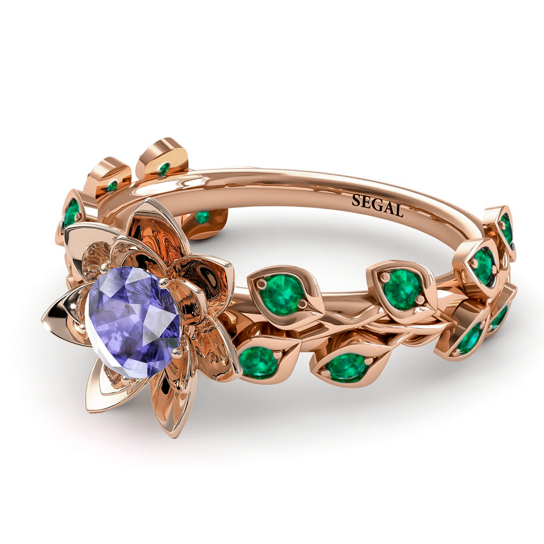 Lotus Flower And Leaves - Anna no. 202