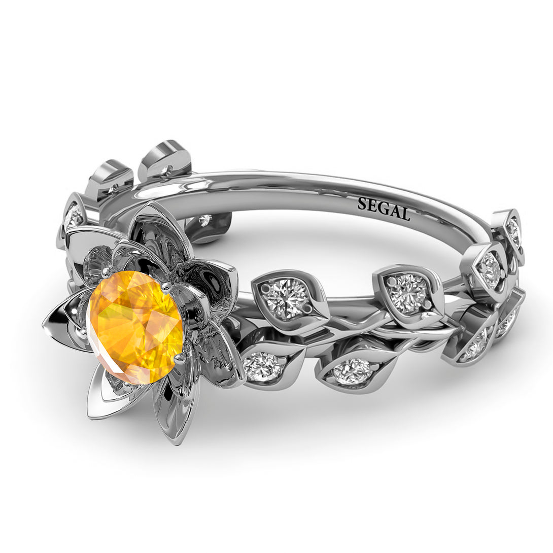 Lotus Flower And Leaves - Anna no. 1006