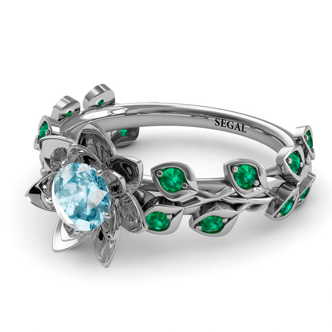 Lotus Flower And Leaves - Anna no. 403