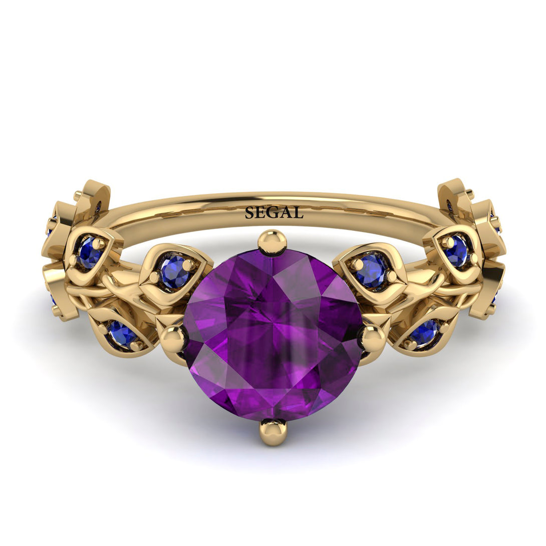 Leaves All Around Amethyst Ring - Sydney 2ct No. 313