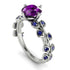 Leaves All Around Amethyst Ring - Sydney 2ct No. 315