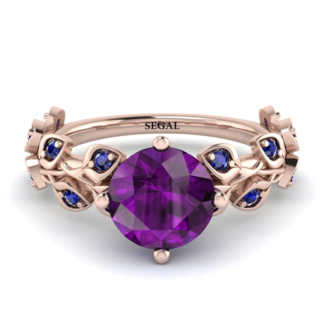 Leaves All Around Amethyst Ring - Sydney 2ct No. 314