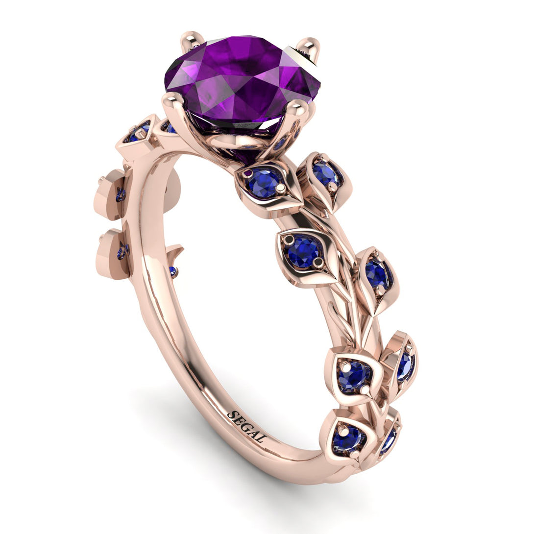 Leaves All Around Amethyst Ring - Sydney 2ct No. 314