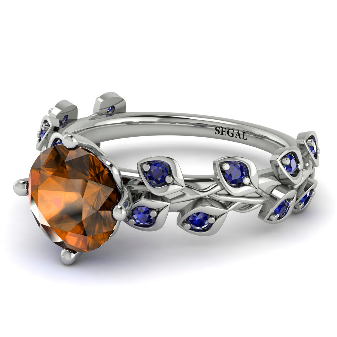 Leaves All Around Brown Diamond Ring - Sydney 2ct No. 1115