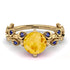 Leaves All Around Citrine Ring - Sydney 2ct No. 613