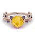 Leaves All Around Citrine Ring - Sydney 2ct No. 614