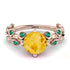 Leaves All Around Citrine Ring - Sydney 2ct No. 605
