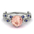 Leaves All Around Morganite Ring - Sydney 2ct No. 915