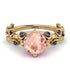 Leaves All Around Morganite Ring - Sydney 2ct No. 913