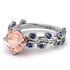 Leaves All Around Morganite Ring - Sydney 2ct No. 915
