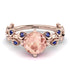 Leaves All Around Morganite Ring - Sydney 2ct No. 914