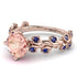 Leaves All Around Morganite Ring - Sydney 2ct No. 914