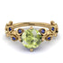 Leaves All Around Peridot Ring - Sydney 2ct No. 713