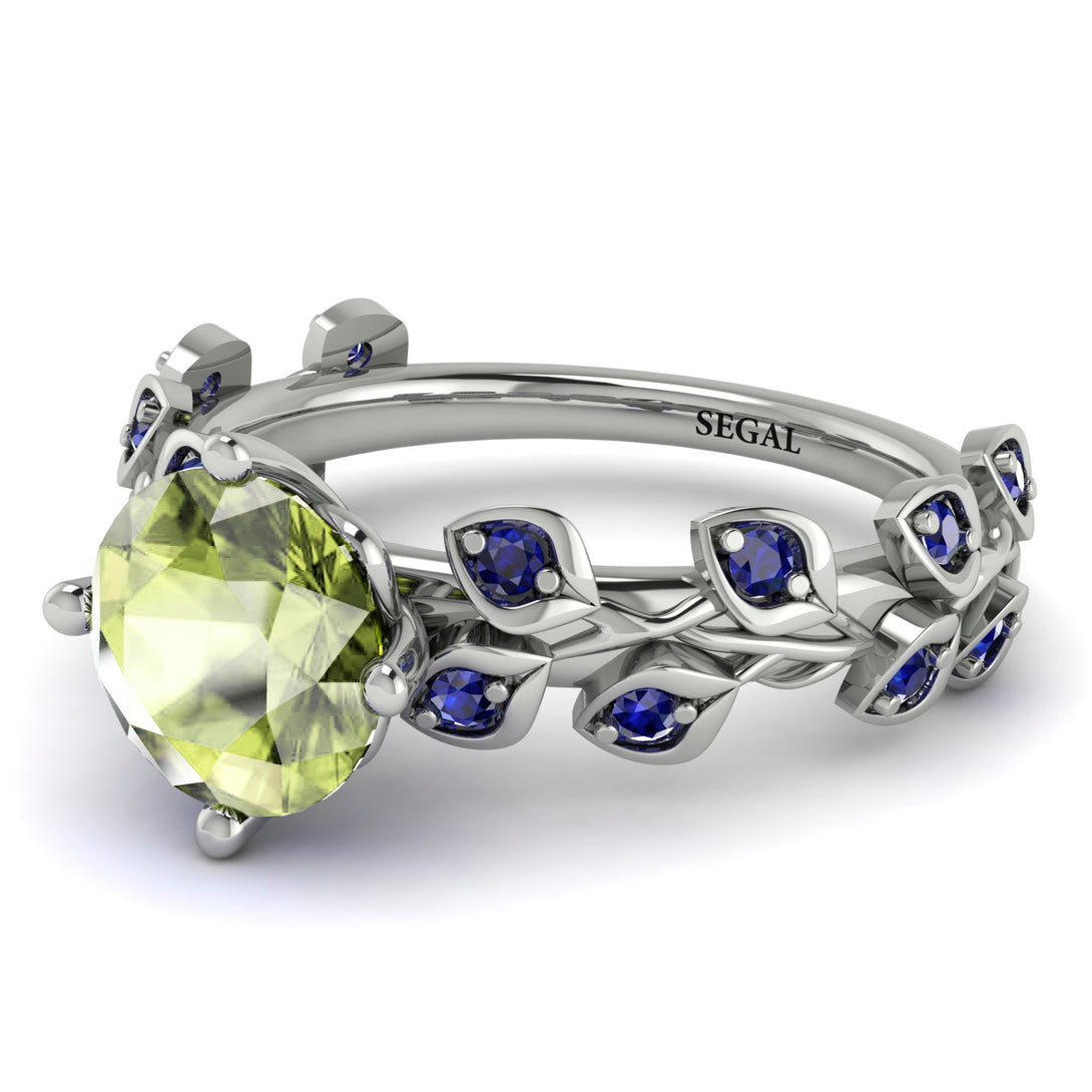Leaves All Around Peridot Ring - Sydney 2ct No. 715