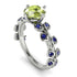 Leaves All Around Peridot Ring - Sydney 2ct No. 715