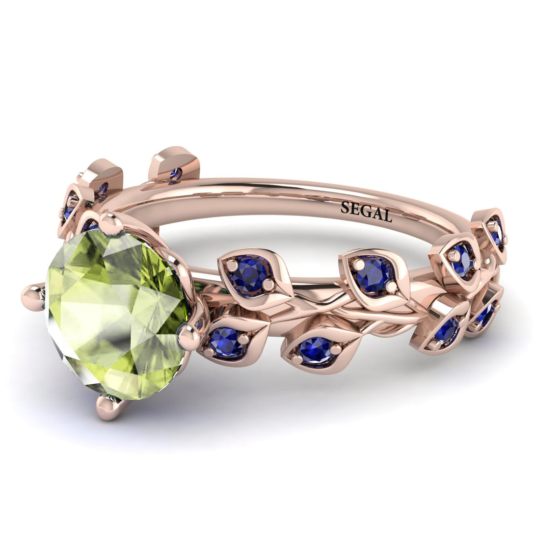 Leaves All Around Peridot Ring - Sydney 2ct No. 714