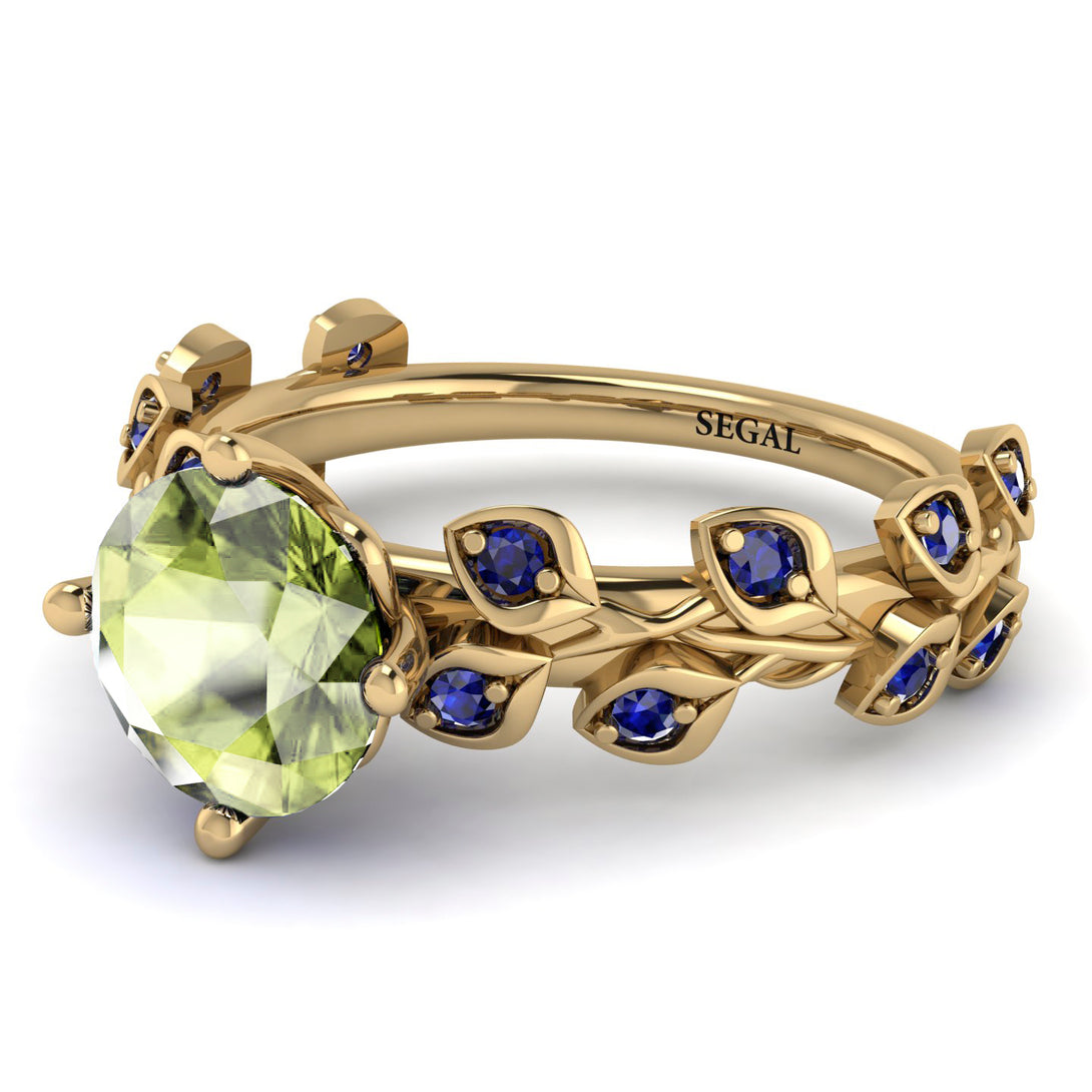 Leaves All Around Peridot Ring - Sydney 2ct No. 713